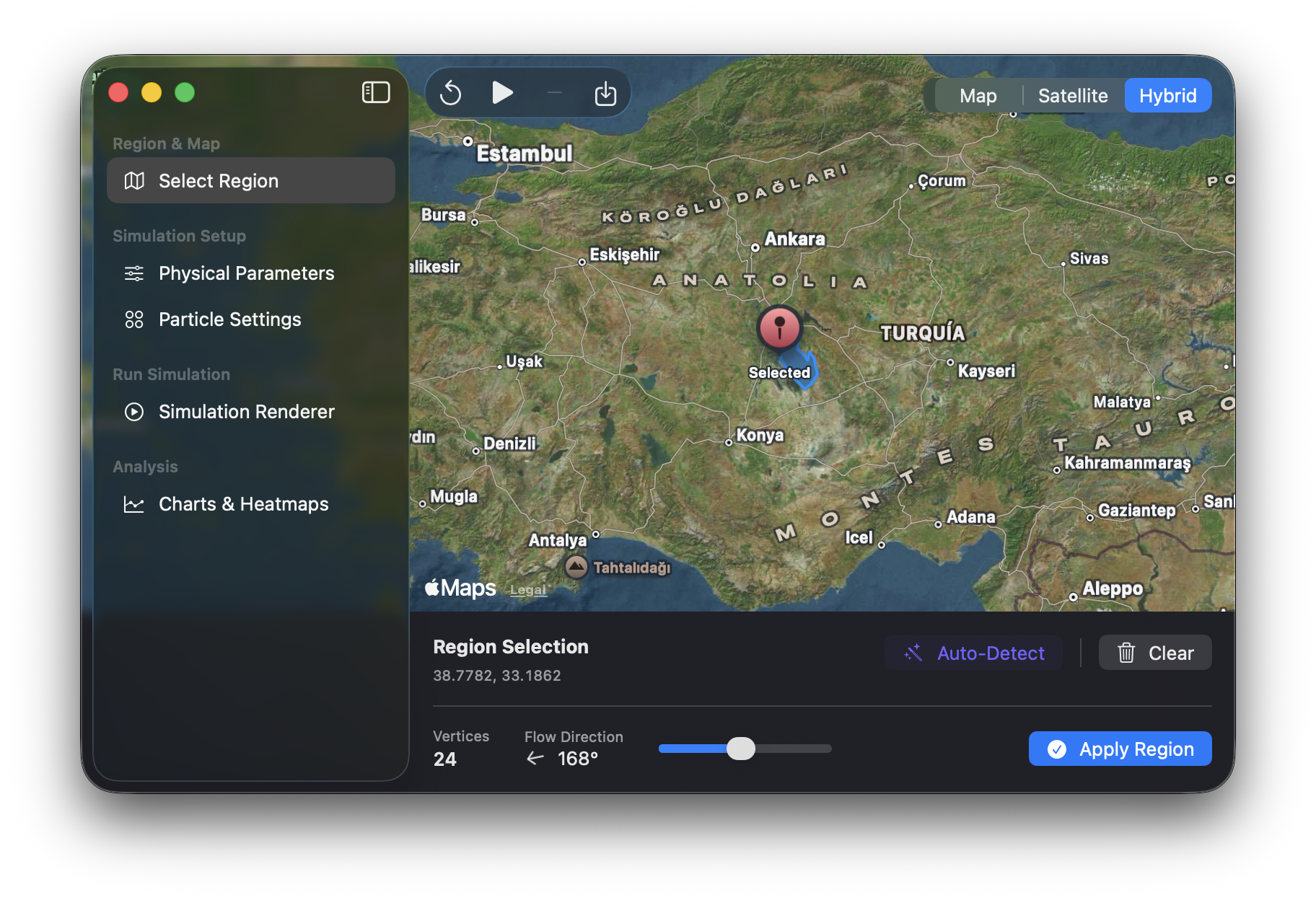 Mapping and analysis tool